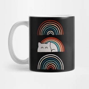 Rainbow kitty Mug